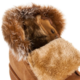 Creepers čizme s krznom smeđa 1