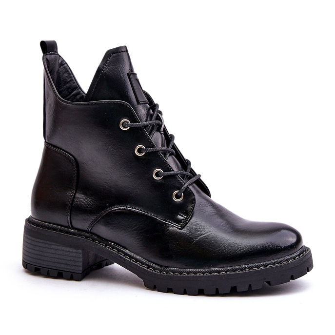 Vinceza crne izolirane ženske čizme crno 6