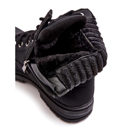 News Ženske kožne izolirane trappers crne crna 2