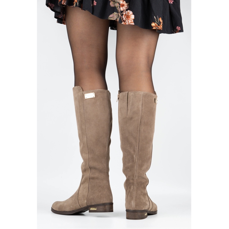 Olivier Modne čizme Klara bež 1