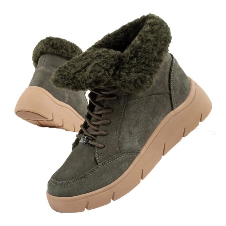 Scholl Stelvio gležnjače F302321020 zelena 1