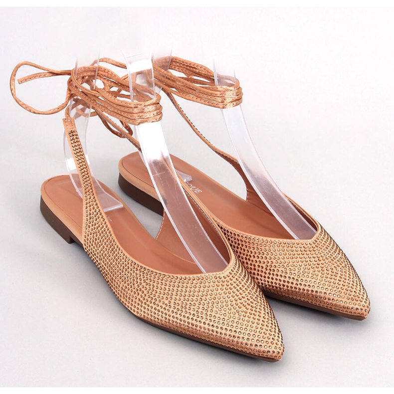 Balerine s cirkonima otkrivene zlatne pete zlatni 1