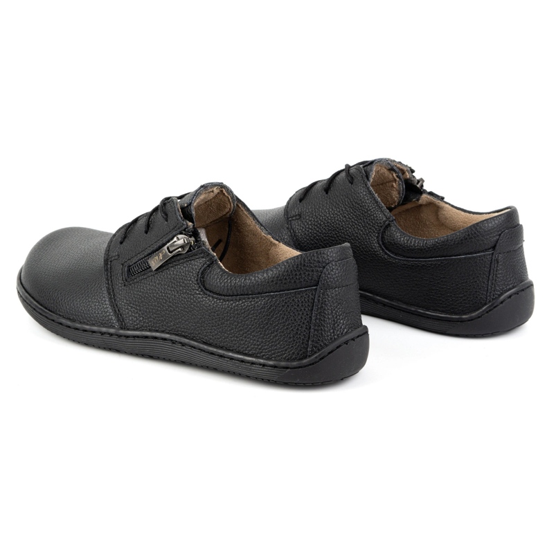 Olivier Ženske minimalističke kožne cipele za bosu 1244 crne crno 2