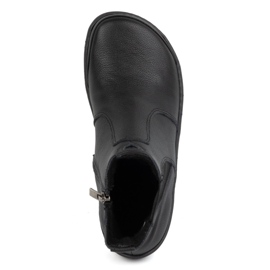 Olivier Ženske Chelsea čizme s patentnim zatvaračem, izolirane 1263, crne crna 1