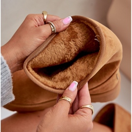 Čizme za snijeg s visokom platformom Big Star OO274893 Camel smeđa 1