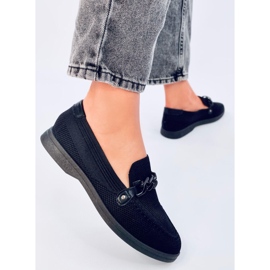 Lucena Crne ažurne mokasine crno 2