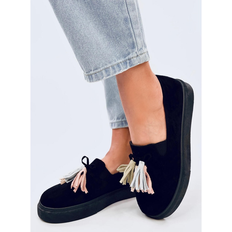 Crne mokasine s resicama crno 2