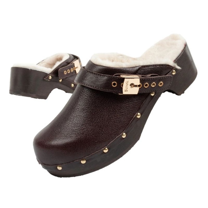 Scholl Iconic F298121011 klompe smeđa 1