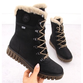 Rieker RKR745 crne membrane čizme crno 1