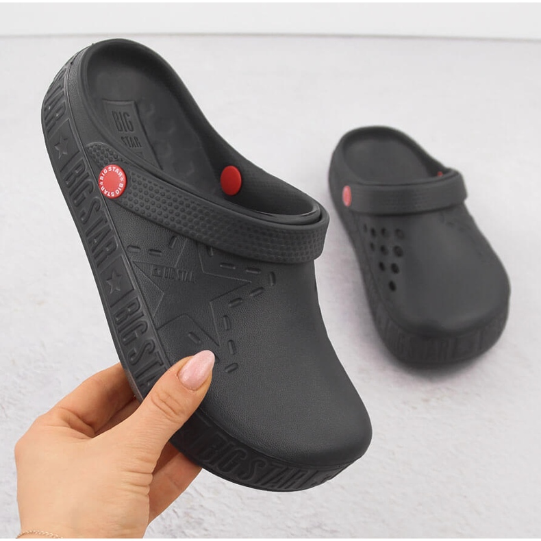 Sive ženske japanke Big Star II275013 siva 1