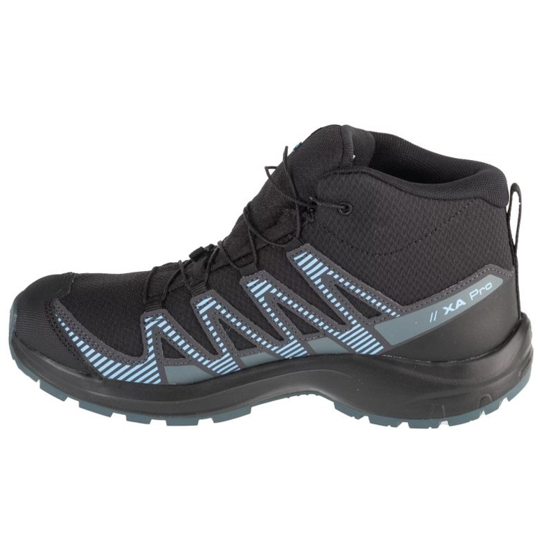 Salomon XA Pro V8 Mid CSWP 475738 Crne cipele s membranom crna 1