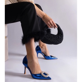 Plave igle ukrašene cirkonima plava 2