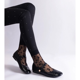 Crne balerinke s lakiranim vrhom, kopčaju se na čičak crno 1