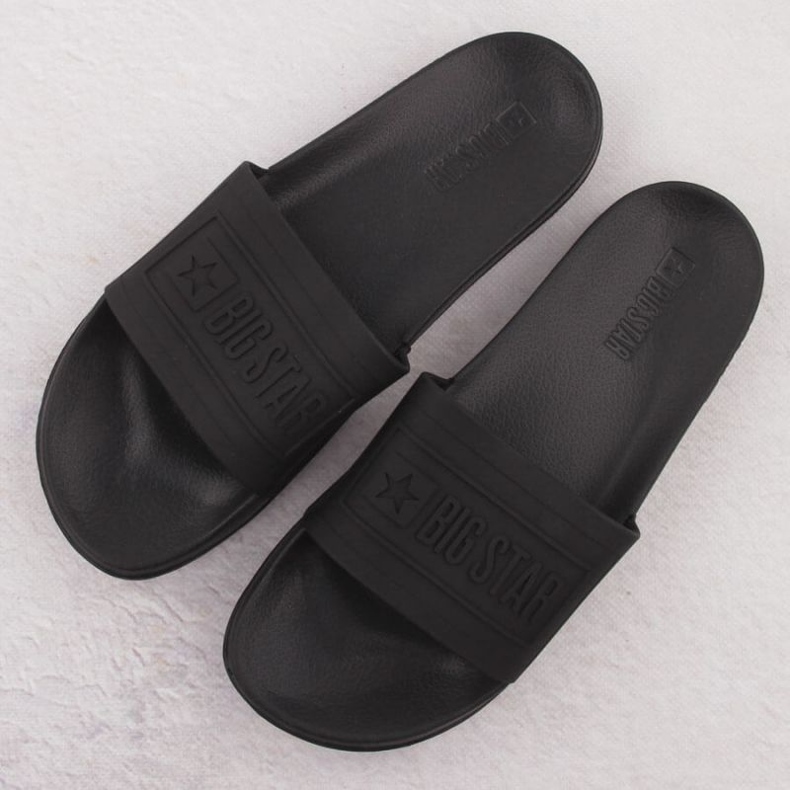 Big Star Ženski flip flops za velike zvijezde oo274044 crno 2