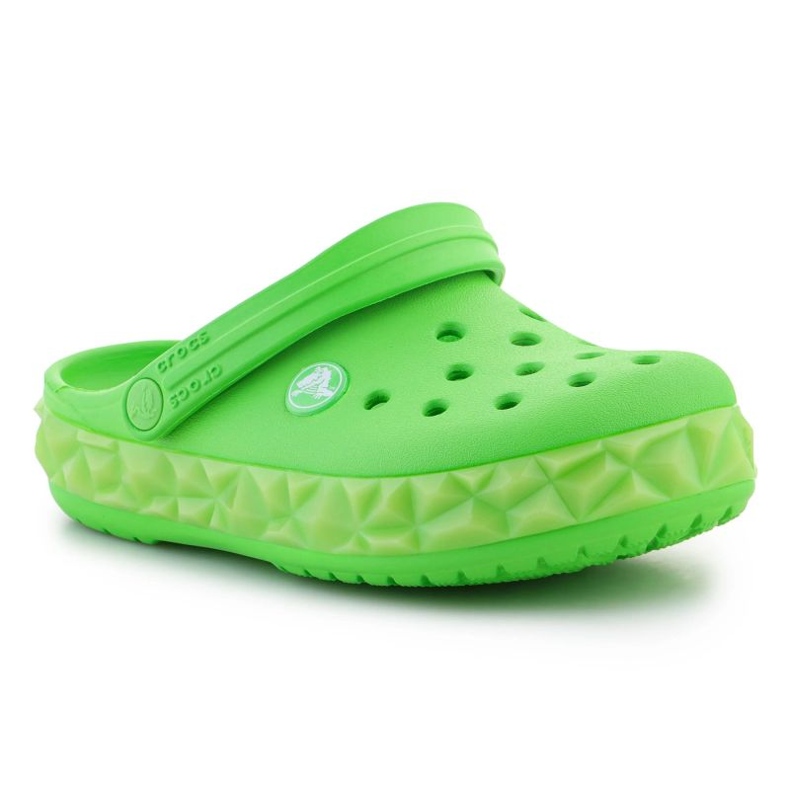 Crocs Croc Band Geometric Glow Band Clog K Jr 210132-3WA japanke zelena 2