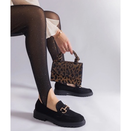 Crni otvori za otvorene s eko suknom s pucanjem crno 2