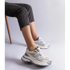 Sive ženske sportske tenisice siva 2