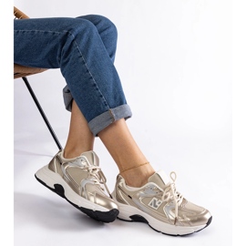 Zlatne klasične sportske tenisice zlatni 2