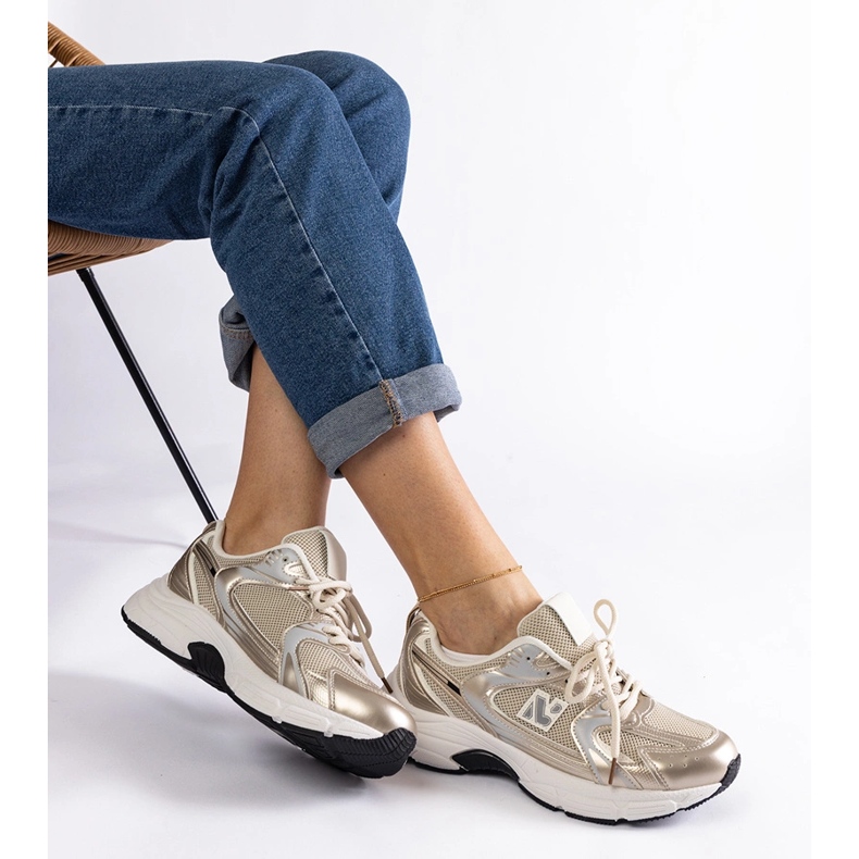 Zlatne klasične sportske tenisice zlatni 2