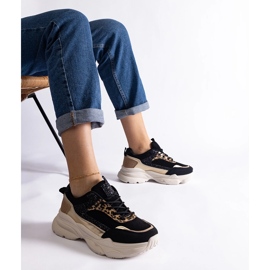 Crne tenisice sa svjetlucavim umetcima crna 1