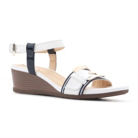 Geox D Marykarmen D cipele na klin D828QD 05402 C0899 bijela 2