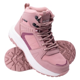 Hi-Tec Rozes Mid WP Wo trekking cipele s membranom ružičasta 1