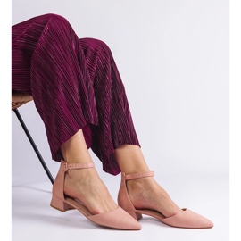 Svijetlo ružičaste sandale na niskom postolju ružičasta 2