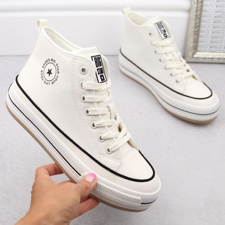 Big Star Velika zvijezda OO274061 Bijele tenisice bijela 1