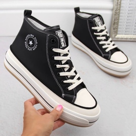 Big Star Velika zvijezda OO274062 tenisice na crnoj platformi 1