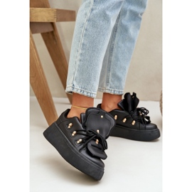 Ženske tenisice s platformom crne crno 2