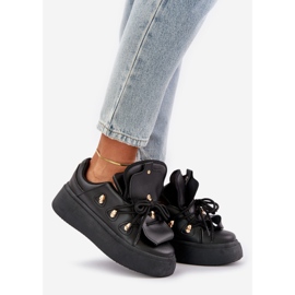 Ženske tenisice s platformom crne crno 1