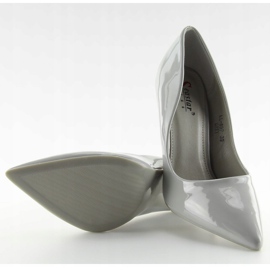 Sivo lakirane sive LL-89P Sive štikle siva 1