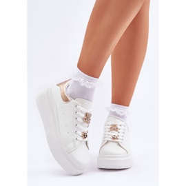 Ženske tenisice s bijelim igle bijela 2