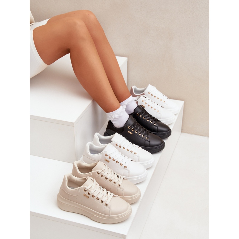 Ženske tenisice na platformi Eco kože crne crno 2