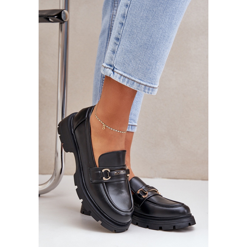 Klasične ženske nativnice s eko kožom crnom crna 2