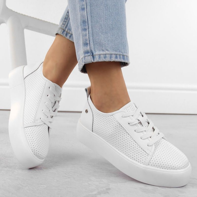 Filippo W PAW524 bijele kožne cipele bijela 2