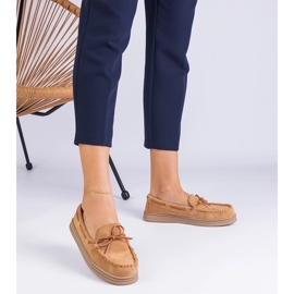 Smeđe ženske kotače iz Ekozamsza s lukom smeđa 1