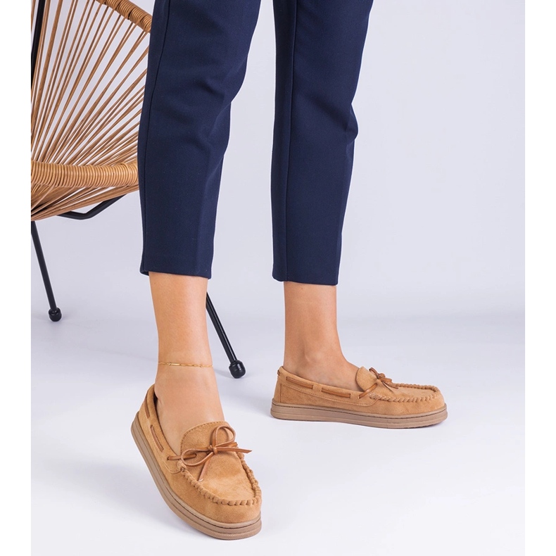 Smeđe ženske kotače iz Ekozamsza s lukom smeđa 1