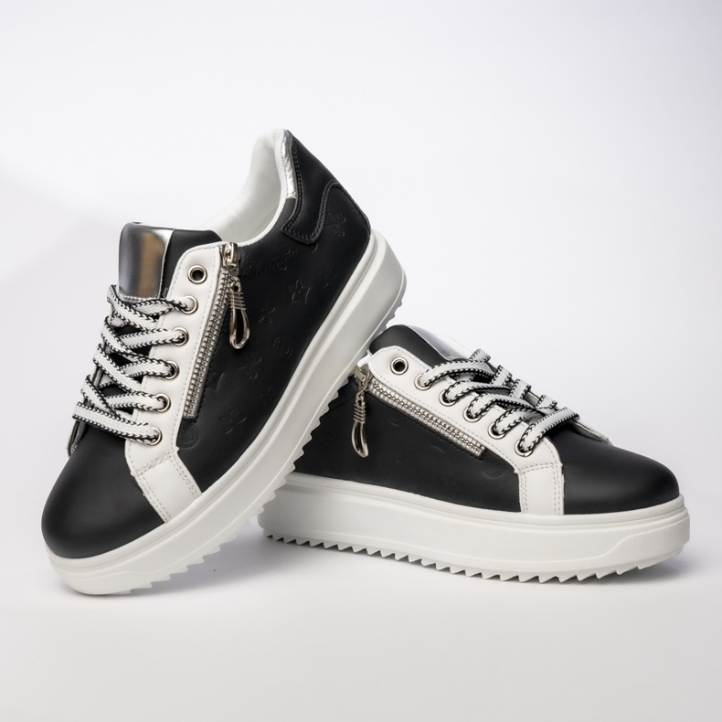 Ženske crne sportske tenisice crna 1