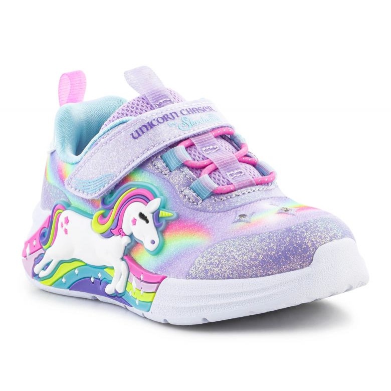 Skechers S-Lights Girl's Unicorn Chaser cipele 302298N-LVMT ljubičasta 2