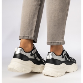 Ženske crne sportske tenisice crna 2