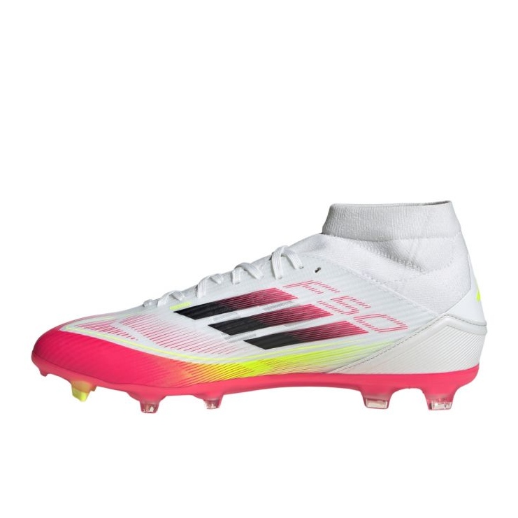 Adidas F50 League FG/MG Mid JI0434 bijele i crvene nogometne cipele bijela 1