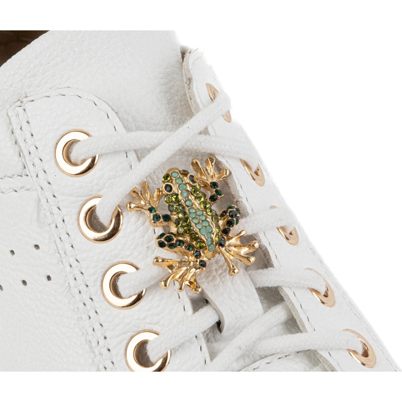 Olivier Tenisice za ženske kožne cipele 1279 bijele bijela 2