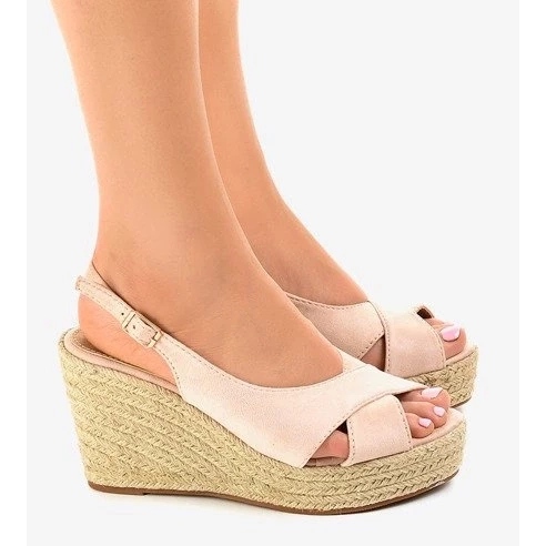 Antilop čizme za proljeće, ženske cipele na visoku petu bež 1