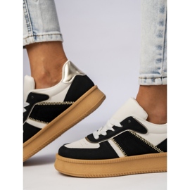 Ženske klasične tenisice na platformu crno 2