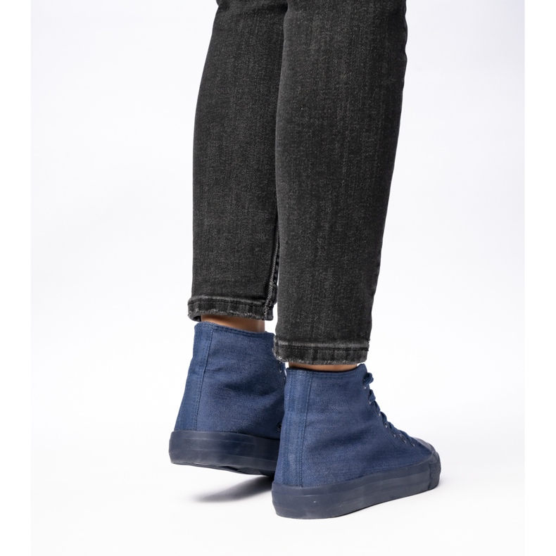 Ženske klasične traper tenisice plava 2