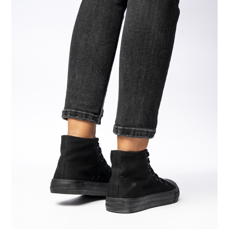 Klasične tenisice crne žene crna 2