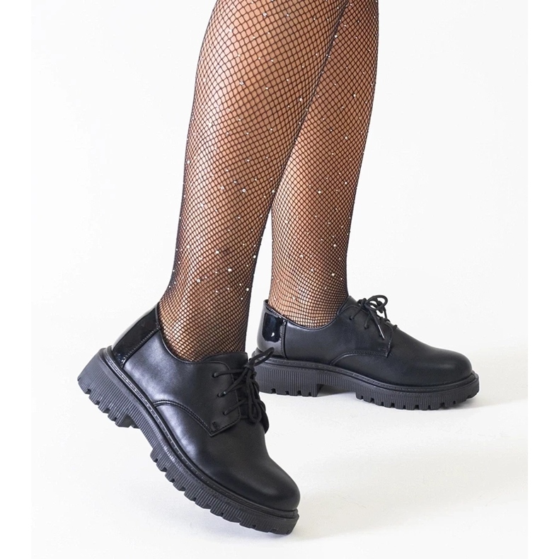 Bež klasične cipele s niskom petom, ženske cipele za ured 2