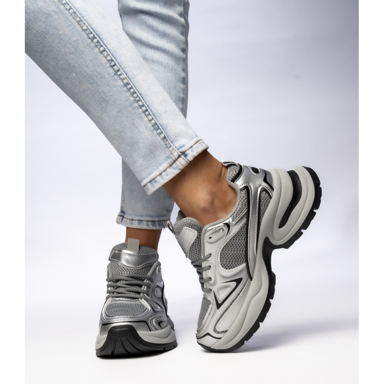 Ženske sportske tenisice sive boje siva 1