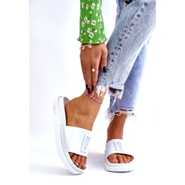 Ženske papuče Big Star LL274428 Bijele bijela 2